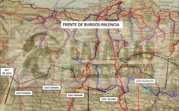 Los combates en el frente de Burgos-Palencia (18 julio a fin octubre 1936)